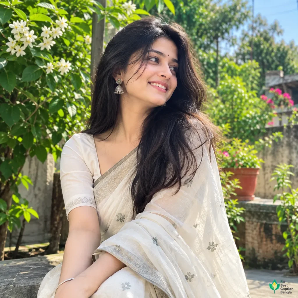 মেয়েদের শাড়ি পড়া ছবি