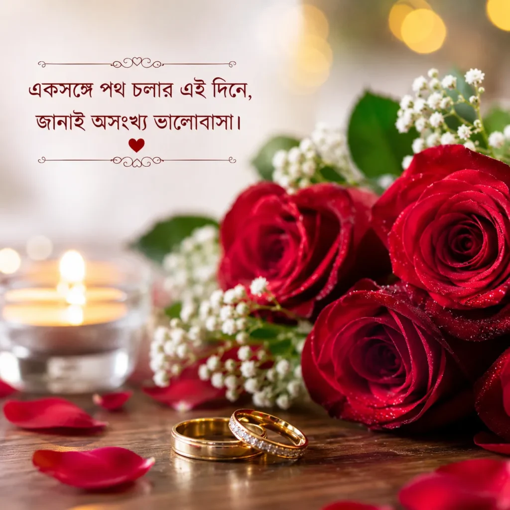 বিবাহ বার্ষিকী স্ট্যাটাস