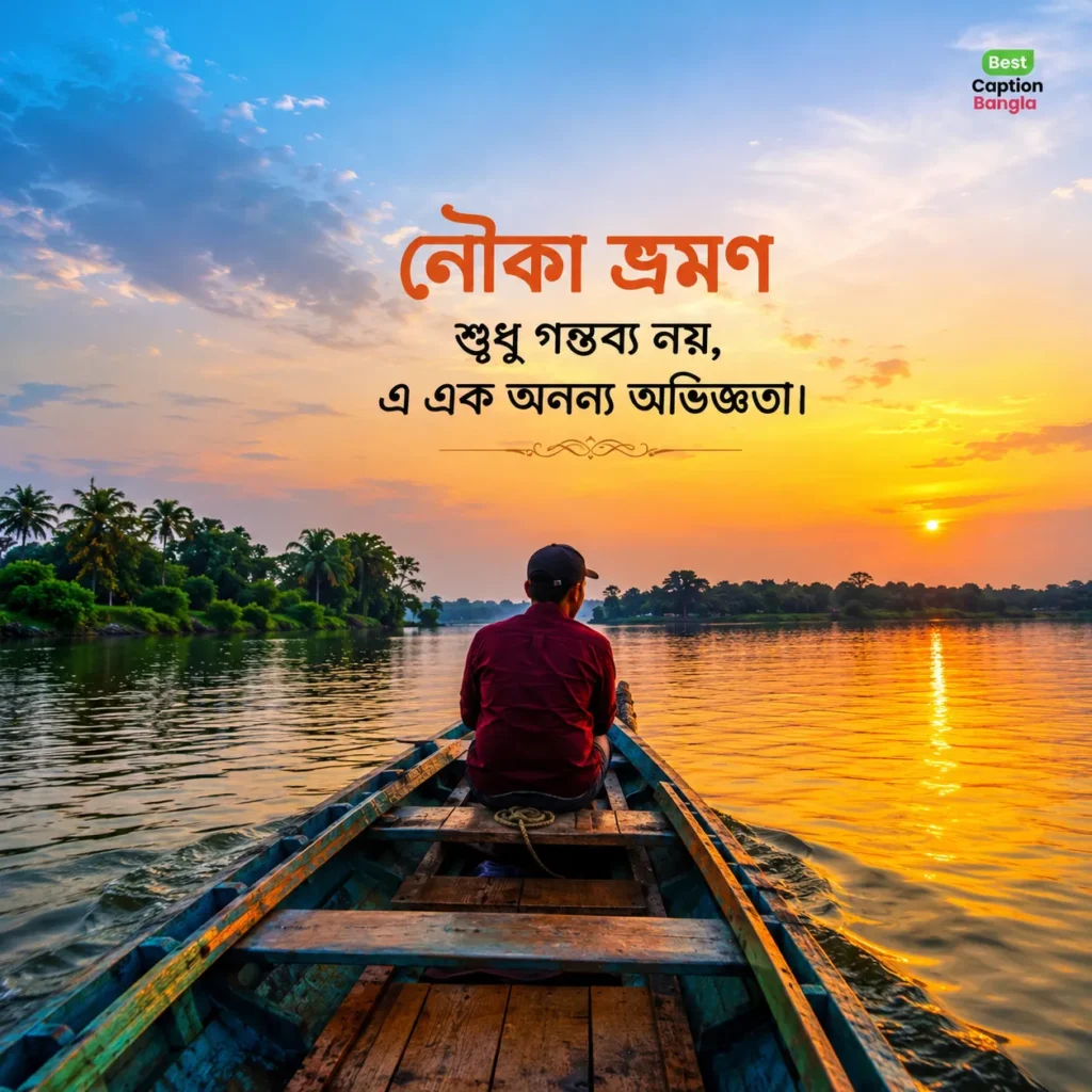 নৌকা নিয়ে ক্যাপশন