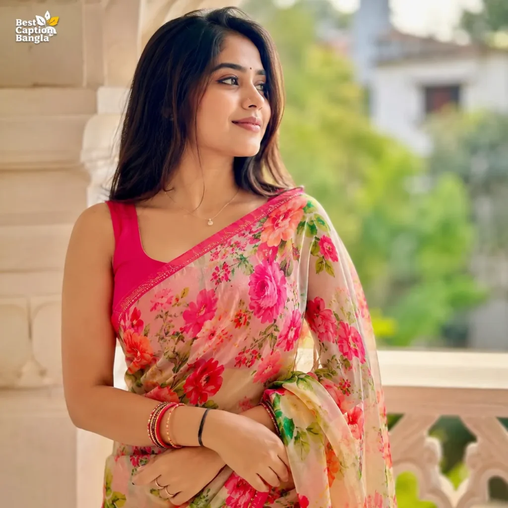 Aesthetic Saree Photo