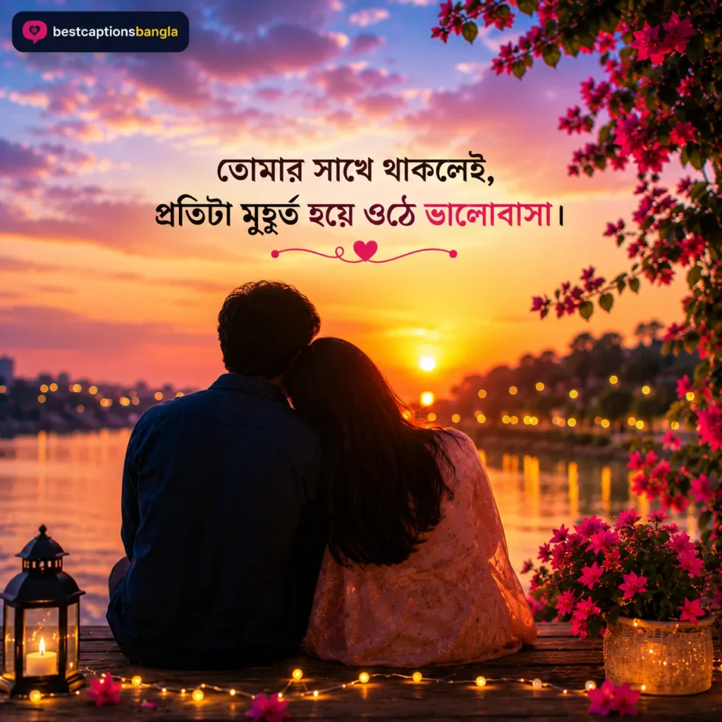 রোমান্টিক ক্যাপশন বাংলা