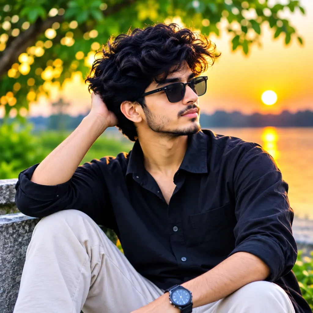 Simple Photo Pose Boy