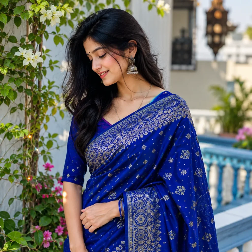শাড়ি পরা মেয়েদের কিউট ছবি