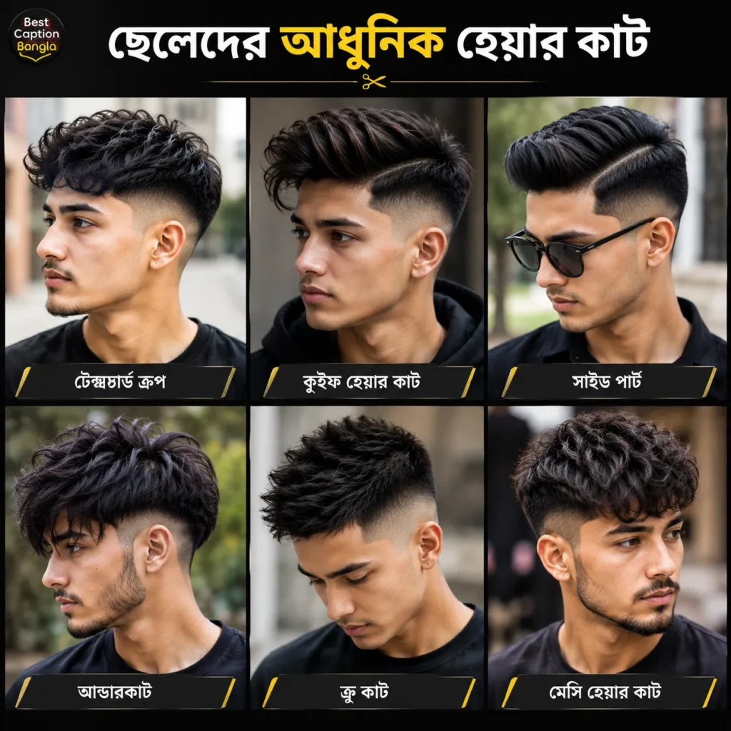 ছেলেদের ট্রেন্ডিং হেয়ার কাট