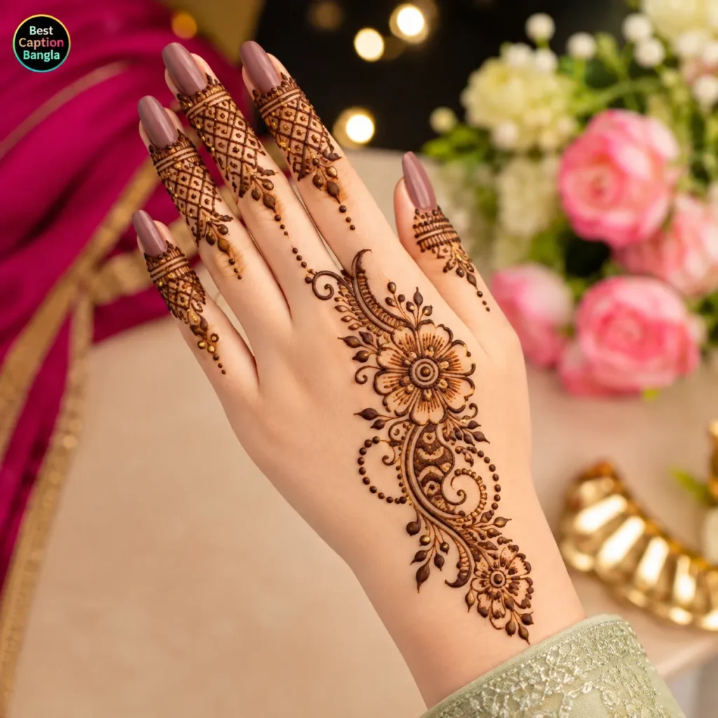 Wedding mehendi design picture
