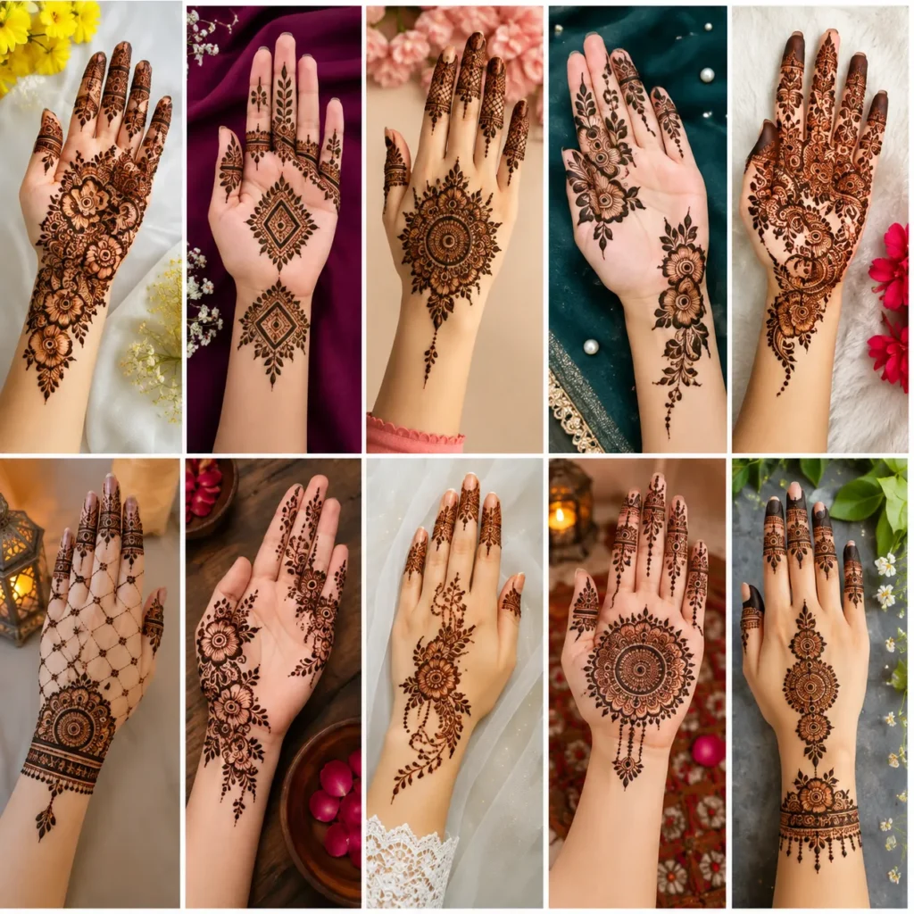 Beautiful hand mehendi design