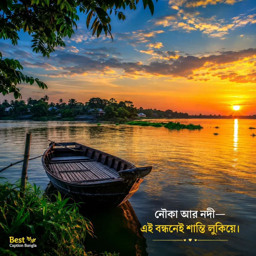নৌকা নিয়ে ক্যাপশন