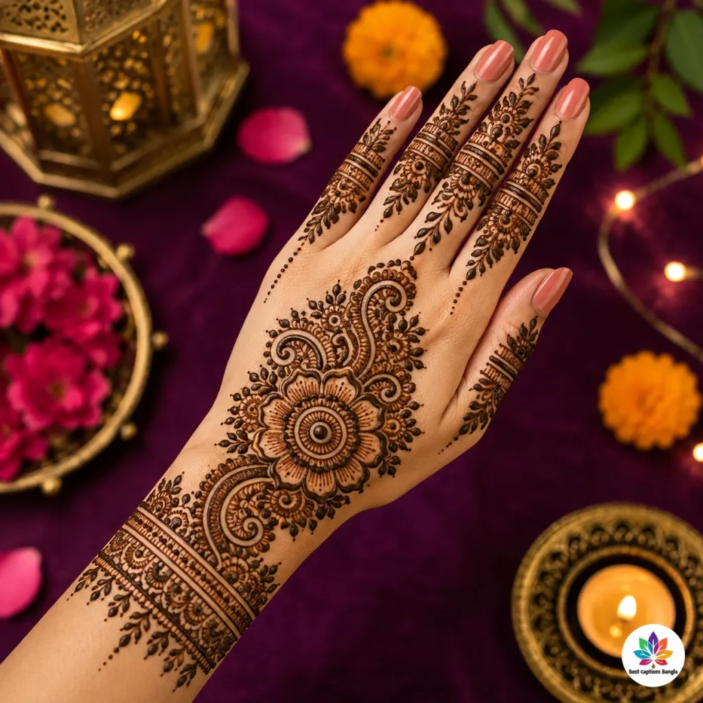Simple mehendi design picture