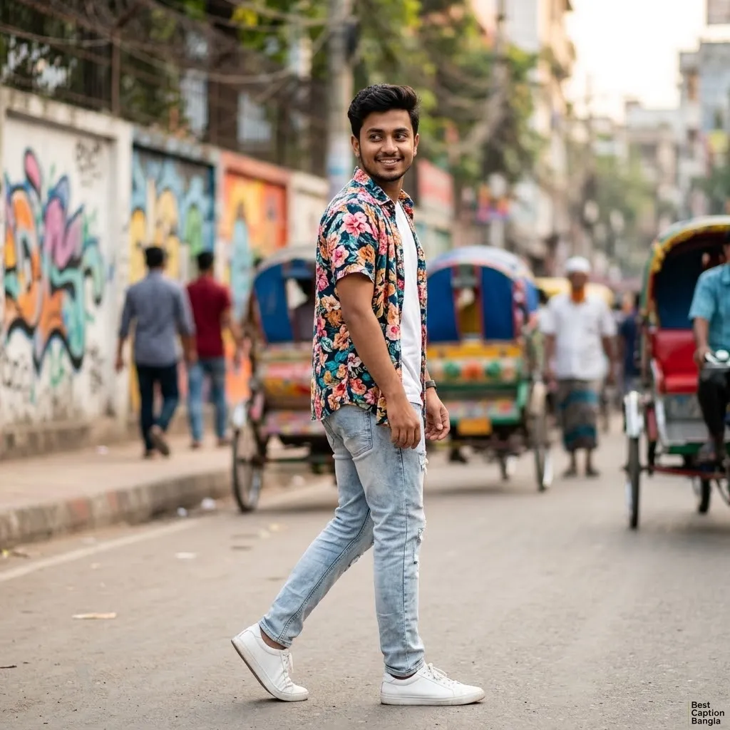 ছেলেদের ছবি তোলার পোজ