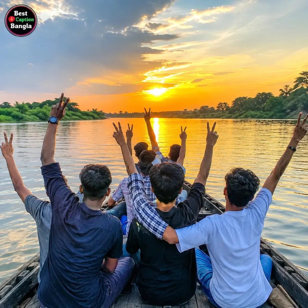 নৌকা নিয়ে ক্যাপশন