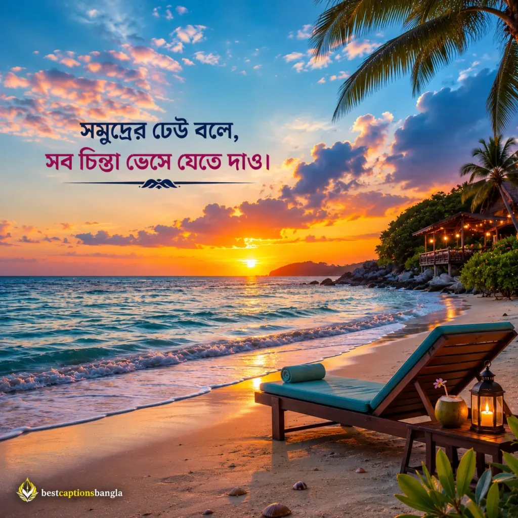 সমুদ্র নিয়ে ক্যাপশন