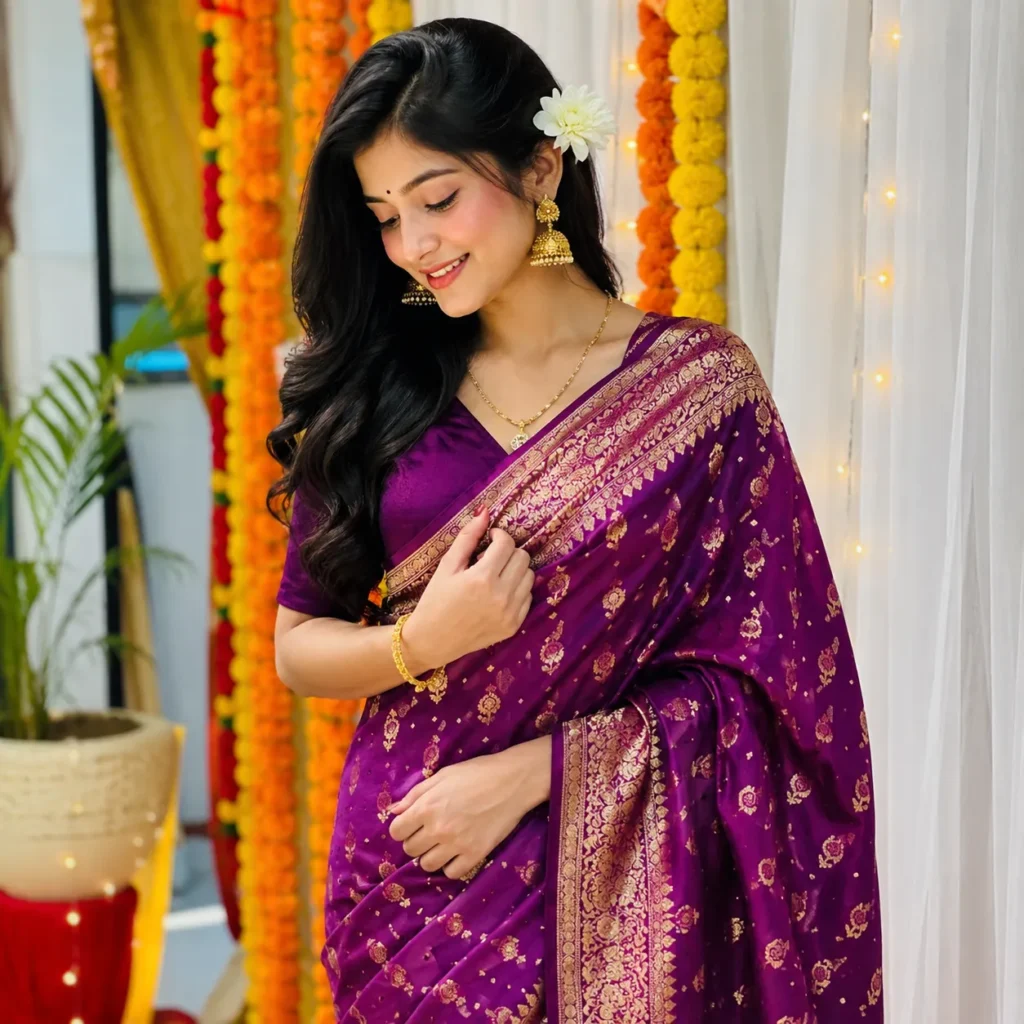 Saree Pora pic