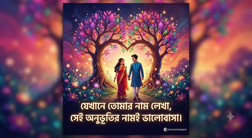 রোমান্টিক ক্যাপশন বাংলা