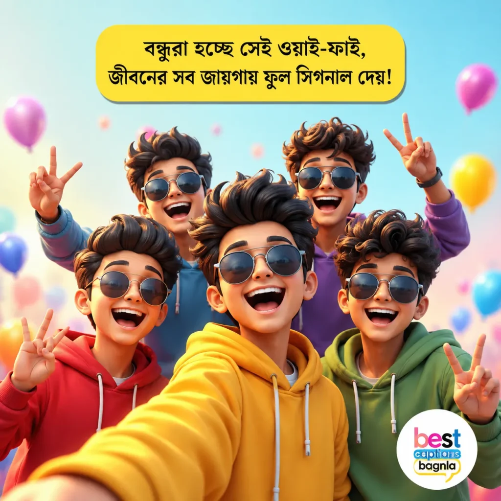 বন্ধু নিয়ে স্ট্যাটাস