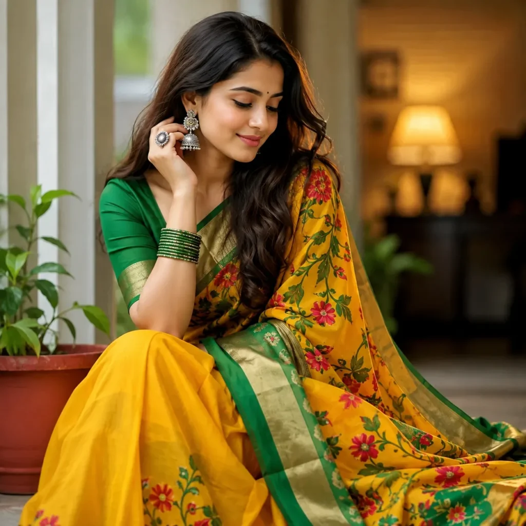 শাড়ি নিয়ে ক্যাপশন