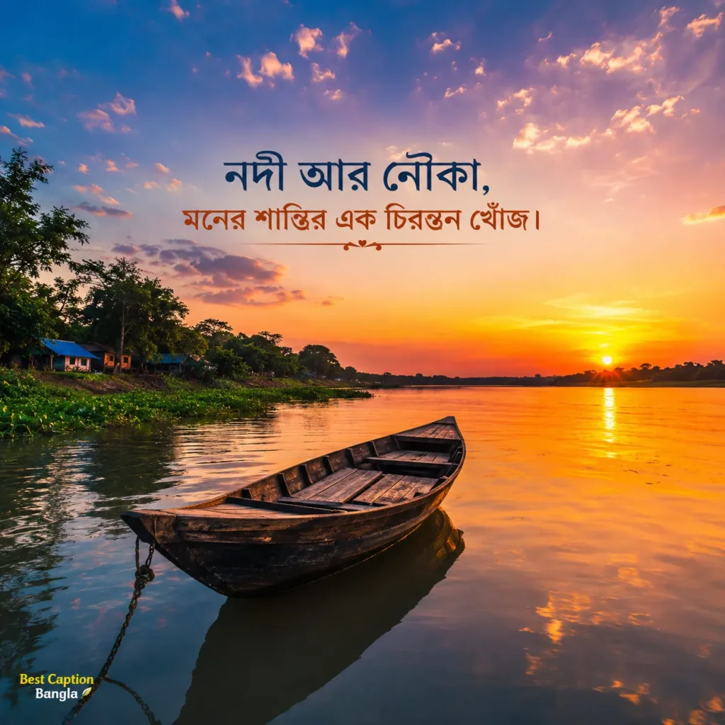 নৌকা নিয়ে ক্যাপশন