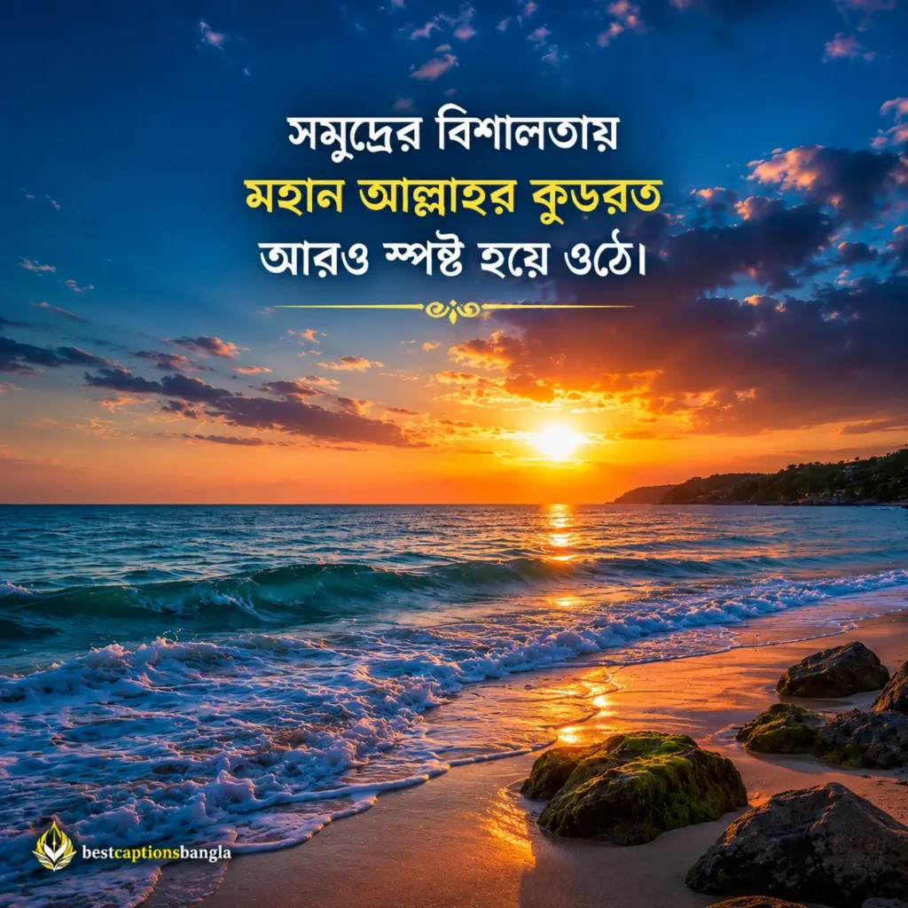 সমুদ্র নিয়ে ক্যাপশন