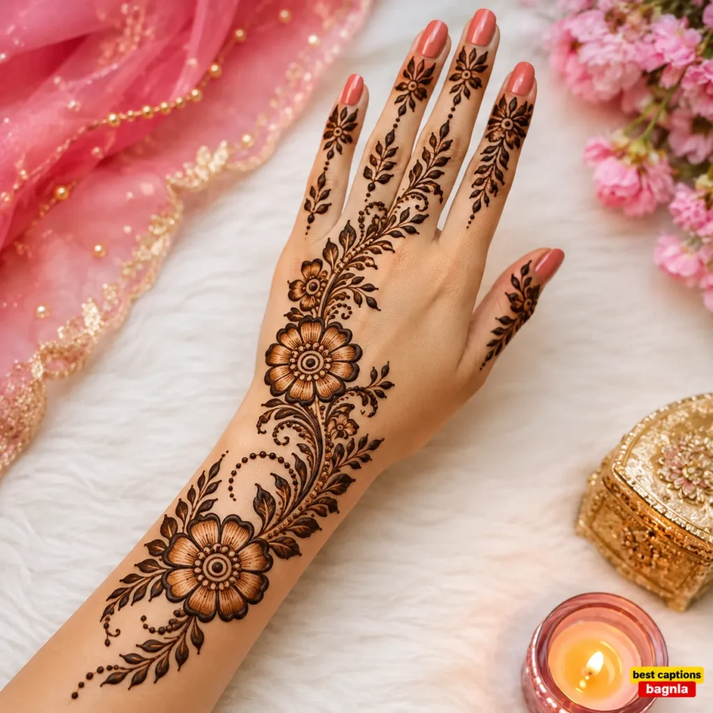 Simple mehendi design picture