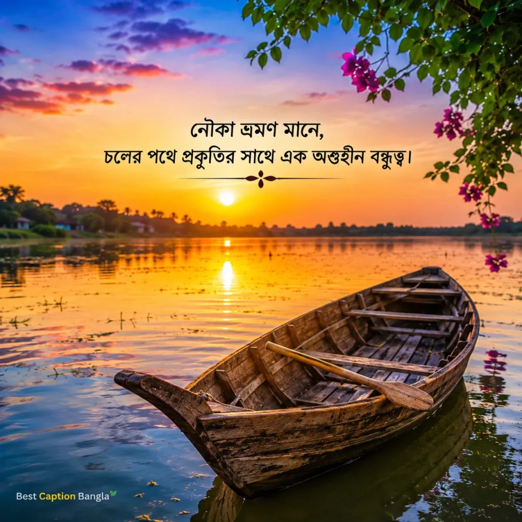 নৌকা নিয়ে ক্যাপশন