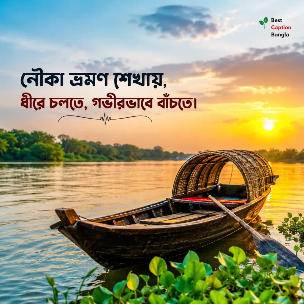 নৌকা নিয়ে ক্যাপশন