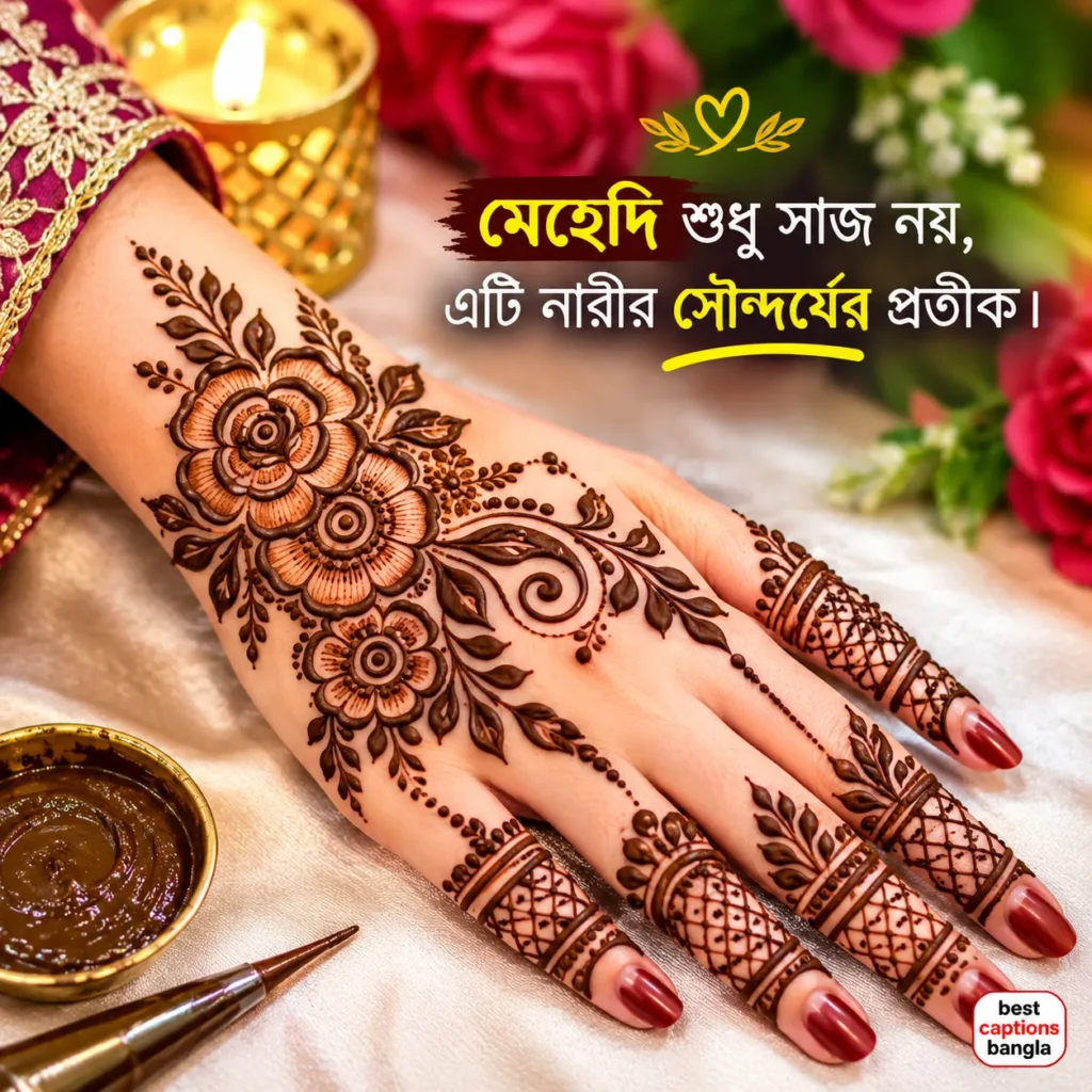 Beautiful hand mehendi design