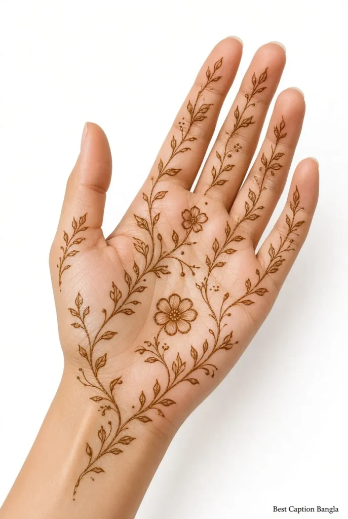 Simple mehendi design picture