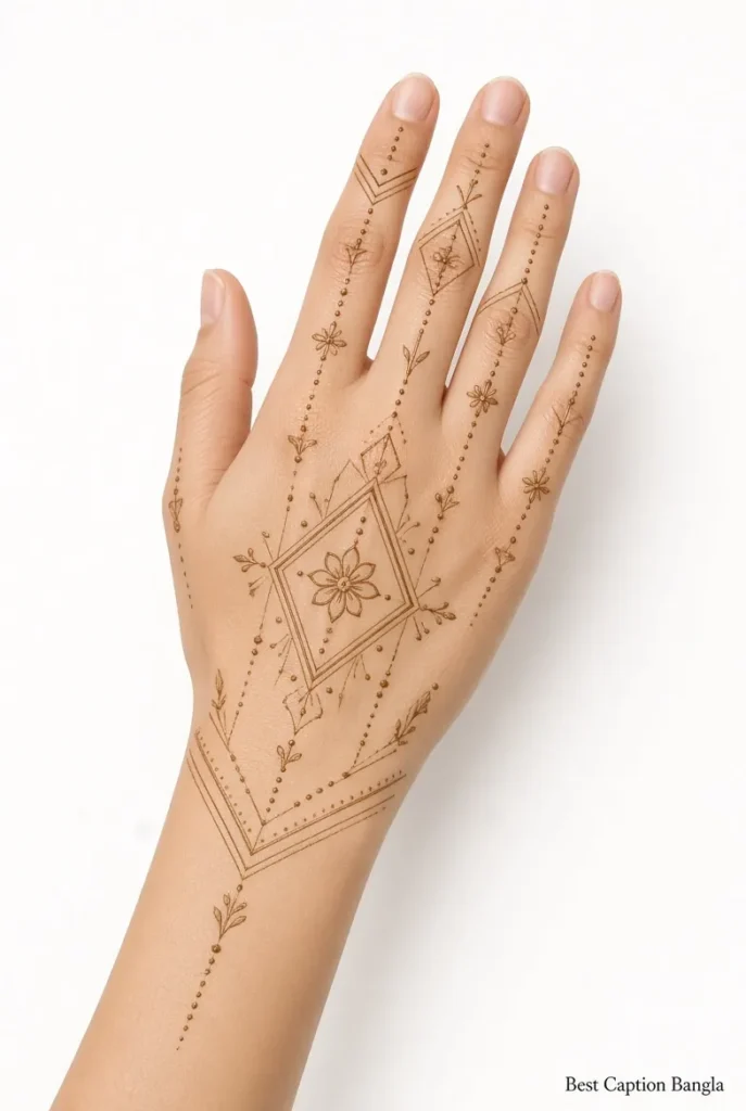 Simple mehendi design picture