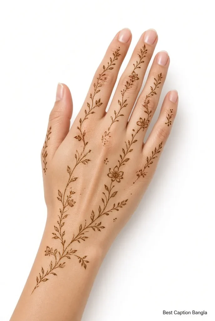 Simple mehendi design picture