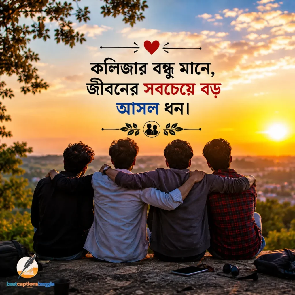 বন্ধু নিয়ে স্ট্যাটাস