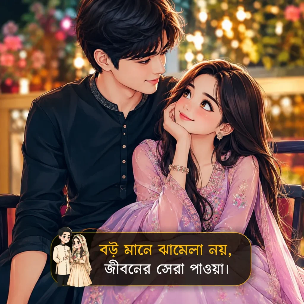 বউ নিয়ে ক্যাপশন