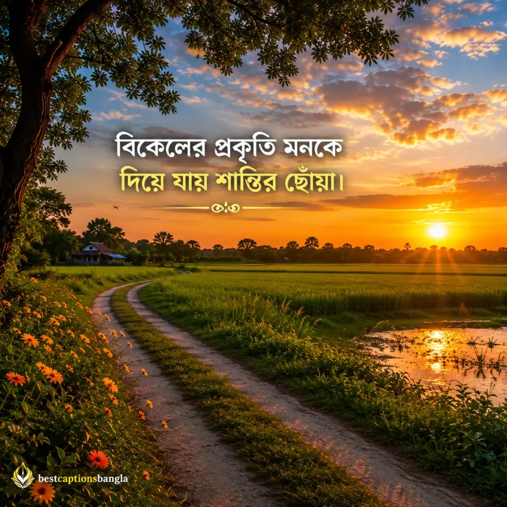 বিকেল নিয়ে ক্যাপশন