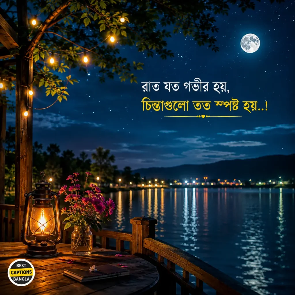 রাত নিয়ে ক্যাপশন