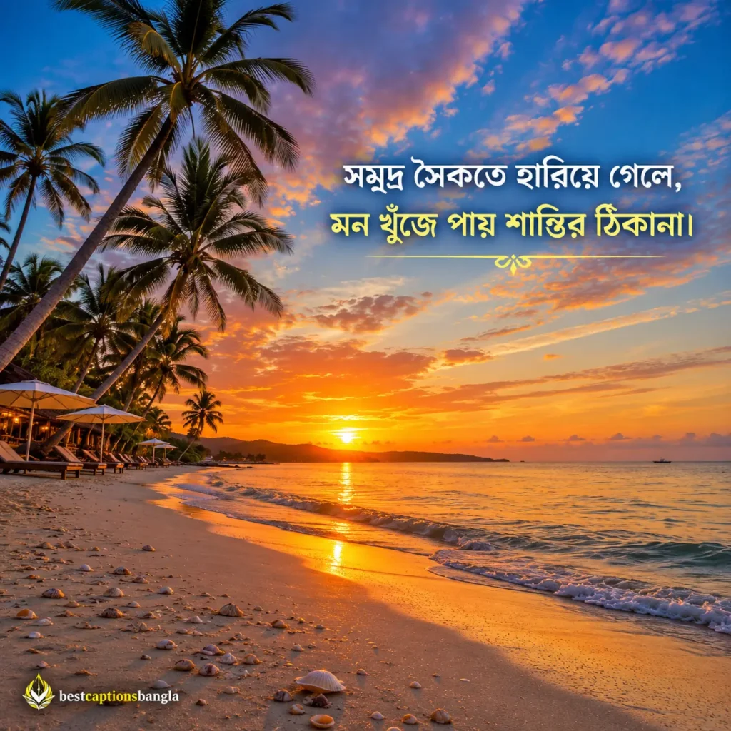 সমুদ্র নিয়ে ক্যাপশন