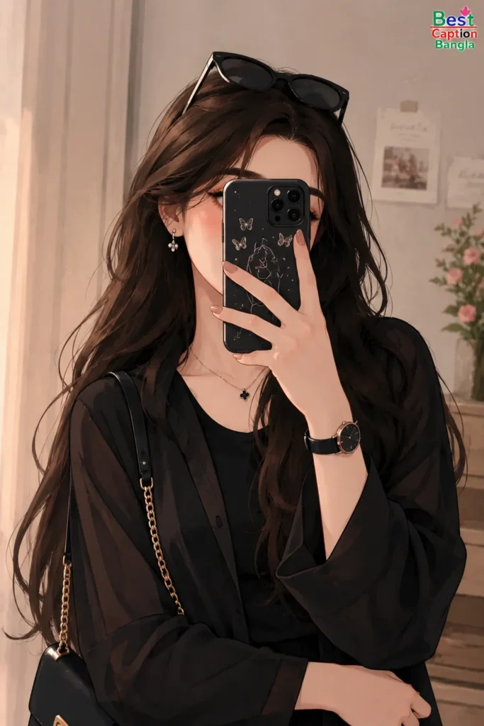Cute Girl Cartoon Attitude